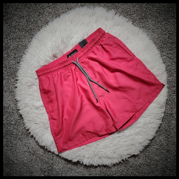 INC International Concepts Red Swim Trunks - Picture 1 of 16